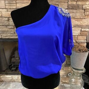Charlotte Russe one‎ shoulder blouse